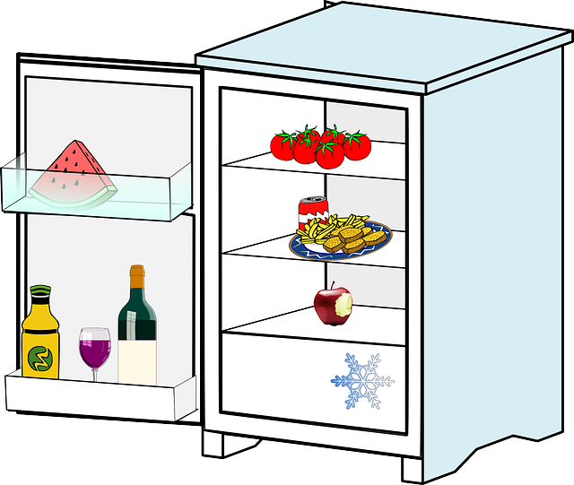 víno v lednici